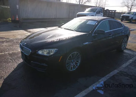 2013 BMW 650I Gran Coupe z USA, uszkodzony, nr VIN WBA6B2C55DD128348